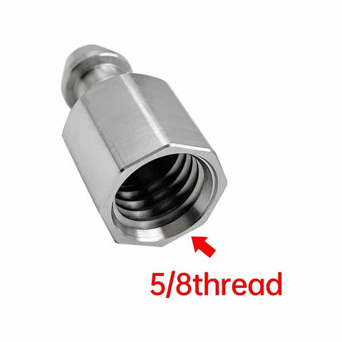Close-up of Two Pack RTK GPS GNSS Quick Release Adapter Quick Disconnect For Trimble And Topcon showing 5/8 thread