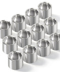 Stainless Steel Reducer Bushing Set For Screws Bolts And Rods 12 Pieces Outer Diameter Three Quarters Inch Inner Diameter Five Eighths Inch