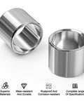 Stainless Steel Reducer Bushing Set For Screws Bolts And Rods 12 Pieces Outer Diameter Three Quarters Inch Inner Diameter Five Eighths Inch