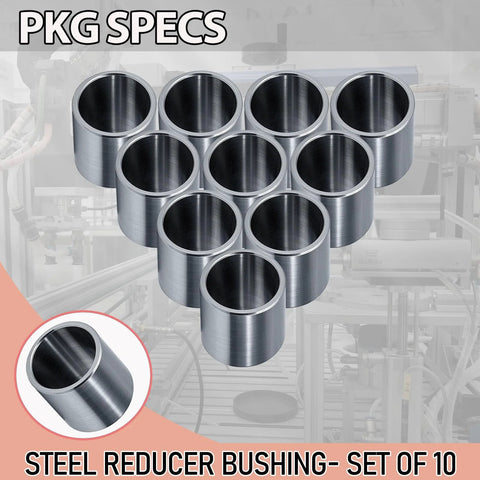 Stainless Steel Reducer Bushings Set Of 10 Three Quarters Of An Inch To Five Eighths Of An Inch Metal Spacer Adapters