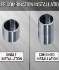 Stainless Steel Reducer Bushings Set Of 10 Three Quarters Of An Inch To Five Eighths Of An Inch Single and Combined Installation