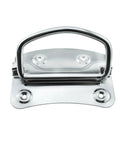 Heavy Duty Stainless Steel Ring Pull Folding Handle Set For Drawers Cabinets Doors Tool Boxes Includes Screws Two Pack