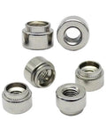 Stainless Steel 304 Rivet Nuts Set 10 to 50 Pcs M3 M4 M5 M6 M8 Press Nut Rivet Nut ZS Series Step Embossing visible