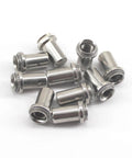 20 Pieces M6-2 Stainless Steel Rivet Nuts Waterproof Sealing Rivet Nuts Set For DIY Projects Outdoor Indoor Use Rustproof 304 Stainless Steel Fasteners