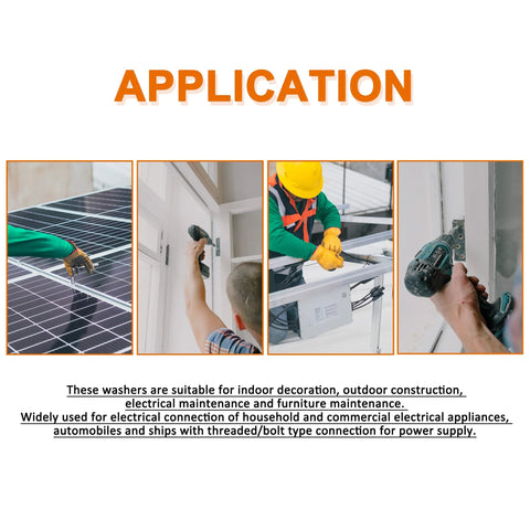 Application of Stainless Steel Backup Rivet Washers Set For Blind Rivets 325 Pcs in various construction settings