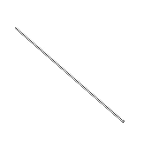 Stainless Steel Ground Round Rods 150 X 2 Mm Pack Of 20 For RC Airplanes And Model Making, durable shaft shown in silver finish