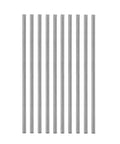 Sturdy 10 Piece 304 Stainless Steel Round Rod Set 100 By 4 Mm For DIY RC Cars Model Making And Pro Grade Precision Machined Hobbies Quality Silver Finish Eowpower