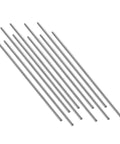 Stainless Steel Ground Round Rods 150 X 2 Mm Pack Of 20 For RC Airplanes And Model Making Heavy Duty Silver Finish