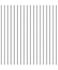 Premium Stainless Steel Rods Set of 20 Pieces 1.0mm x 100mm 304 Solid Bar Stock for DIY Craft Making and Model Building