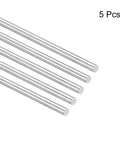 Stainless Steel Round Rods 6mm X 400mm Pack Of 5 For DIY Crafts And Model Projects Like Planes Cars And Helicopters 304 Stainless Steel Solid Shaft Rods For Gear Shafts And Motors