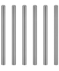 Sturdy 8.0mm By 100mm Stainless Steel Rods Set Of 6 For DIY Crafting And Model Making 304 Solid Shaft Lathe Bar Stock Ideal For Makers And Handle Pins