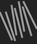 Sturdy 8.0mm By 100mm Stainless Steel Rods Set Of 6 For DIY Crafting And Model Making 304 Solid Shaft Lathe Bar Stock