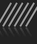 Sturdy 8.0mm By 100mm Stainless Steel Rods Set Of 6 For DIY Crafting And Model Making 304 Solid Shaft Lathe Bar Stock Ideal For Makers And Handle Pins
