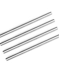 Stainless Steel 8x150mm Round Rods And Shelf Pins Four Pack Dowel Pins For Cabinet Furniture DIY Shelving Hardware