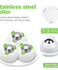 8 Pieces Self Adhesive Caster Wheels For Kitchen Appliances And Small Furniture, 360 Degree Swivel Mini Rollers for smooth mobility