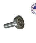 Set Of 2 Stainless Steel Roller Bearings For Ryobi BS900 Band Saw Fits Ryobi Bandsaw Replacement Parts, showing a single bearing with USA flag