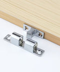 Stainless Steel Double Roller Catch Door Latch for wood Cabinets and Doors with Spring Loaded Rollers