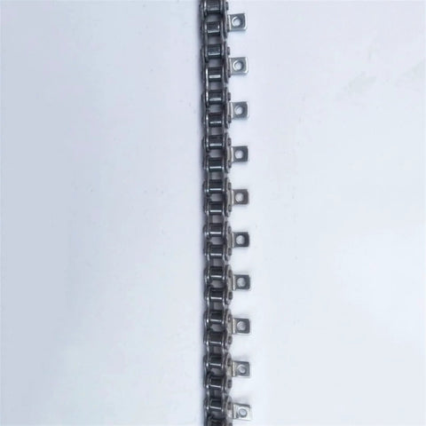 Stainless Steel Short Pitch Plate Conveyor Drive Roller Chain With A1 A2 Attachments 1.5 Meter Length