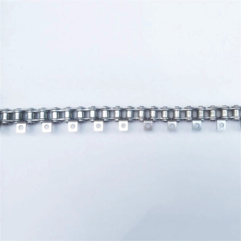 Stainless Steel Short Pitch Plate Conveyor Drive Roller Chain With A1 A2 Attachments 1.5 Meter Length Mingping Brand