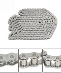 ANSI 40SS 08A Stainless Steel Roller Chain 10 Feet Single Strand for Chain Driven Slide Gate Operator and More