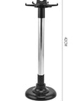 Kitchen ware Storage Rack, Stainless Steel Kitchen Utensil Holder Organizer, Countertop 360 Degree Rotating Utensil Holder with 6 Hooks.