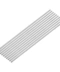 304 Stainless Steel Round Bar Stock 300mm By 3mm Pack Of 10 For Lathe Projects DIY Ready Smooth Surface Rust Resistant Gear Shaft