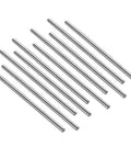 Sturdy 10 Piece 304 Stainless Steel Round Rod Set 100 By 4 Mm For DIY RC Cars Model Making And Pro Grade Precision Machined Hobbies Quality Silver Finish Eowpower
