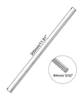 Durable 4mm By 300mm Stainless Steel Round Rods For DIY Projects Uxcell 304 Solid Bar Stock 10 Pieces Rust Resistant Lathe Bar