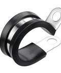 Twenty Pack Half Inch Stainless Steel Cable Clamp With Rubber Cushioned Insulation For Anti Rust Waterproof Conduit Wire Holder