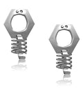 Two pack stainless steel RV water heater cam lock door latch fastener with hook twist assembly replacement for RV hot water heater door.