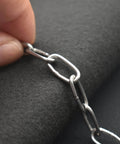1/16 inch(1.5mm) Wire Diameter Stainless Steel Safety Chains 20 inch Long Link Rings Light Duty Coil Chain close-up
