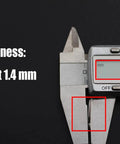 Caliper measuring thickness of 100 Pack Stainless Steel Screws 1 Inch 25mm For Jerk Baits Lure Making And DIY Fishing Lures Hardware