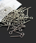 100 Pack Stainless Steel Screws 1 Inch 25mm For Jerk Baits Lure Making And DIY Fishing Lures Hardware Silver Finish