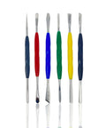Stainless Steel Spatula Wax And Clay Sculpting Tool Carver Set Pro Grade Double Ended With Two Tips Five Inch Length Molded Grip