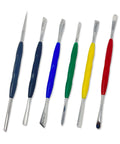 Stainless Steel Spatula Wax And Clay Sculpting Tool Carver Set Pro Grade Double Ended With Two Tips Five Inch Length Molded Grip