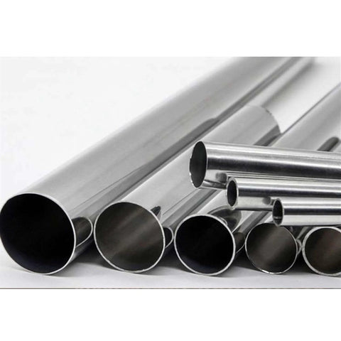 304 Stainless Steel Seamless Pipe Tube 24x6mm Outer Diameter With 3 4 5 6mm Wall Thickness Options 500mm Length, multiple tubes displayed