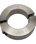 Shaft Collars - 1.25" Bore Diameter - Clamping Two Piece Shaft Collar - 303 Stainless Steel, side view close-up