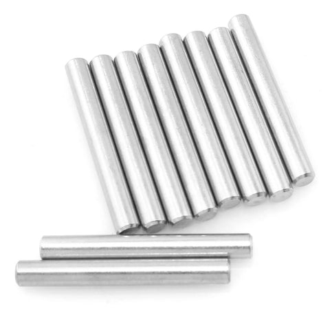 Stainless Steel Shelf Pins 10 Pack 5x40 Straight Shelf Pin Set For Cabinets And Shelves Durable Rust Proof 304 Stainless Steel Silver Tone