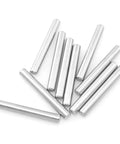 Stainless Steel Shelf Pins 10 Pack 5x40 Straight Shelf Pin Set For Cabinets And Shelves Durable Rust Proof 304 Stainless Steel Silver Tone
