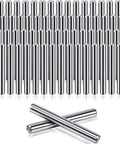 Stainless Steel Shelf Dowel Pins 5mm By 40mm, 32 Pack, Anti Rust Shelf Support Pegs for Cabinets, Furniture Fixing Parts