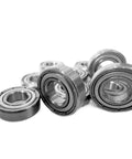 Two Pack Stainless Steel Ball Bearings S6200Z And S6210Z for miniature precision in small machinery robotics and hobby projects