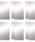 12 Piece Stainless Steel Shim Stock Kit 2.5 x 6 Inch for leveling and spacing, showing six sets of precision metal shims in varied thicknesses