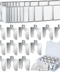 156 Piece Pro Grade Stainless Steel Slotted Shim Kit For Leveling And Machining Includes 13 Precision Thicknesses
