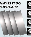 Precision Stainless Steel Shim Stock Assortment 30 Piece Set with 304 Stainless Steel and smooth surface qualities