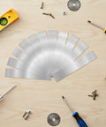 Pro Grade 30 Piece Shim Stock Set in 304 stainless steel for precise leveling and gap filling on kitchen and home projects.