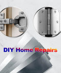 Stainless Steel Shim Stock Set Of 50 Pcs 0.001 To 0.01 Inch Thickness for precise door and hinge adjustments in home repairs.