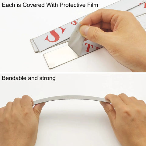 10 Pcs 12 Inch Stainless Steel Shim Stock Strips 0.02 Inch Thick 1 Inch Wide 304 Stainless Steel Gap Filler Thin Flat Metal Shims