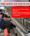 Technician using 304 Stainless Steel Shim Stock Roll 50 Inch Long 6 Inch Wide 0.008 Inch Thick Full Hard Temper for precise gap filling.