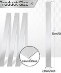 Quality Stainless Steel Shim Stock Set By Amylove, 10 Pcs Metal Strips Gap Filler Trim Shims 0.02 Inch Thick, 1 Inch Wide