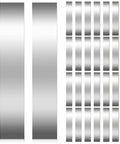 30 Piece Pro Grade Shim Stock Assortment In 304 Stainless Steel Strips 1 Inch Wide By 6 Inch Long Thicknesses From 0.0007 To 0.01 Inch